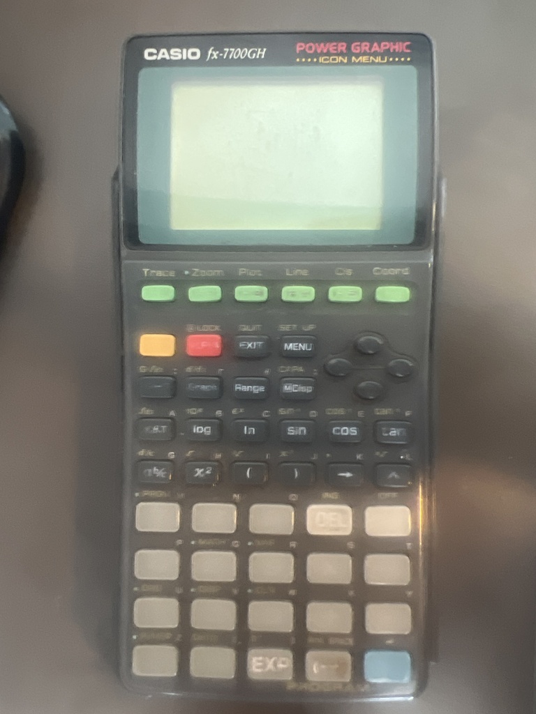 Calculadora Casio fx- 7700GH